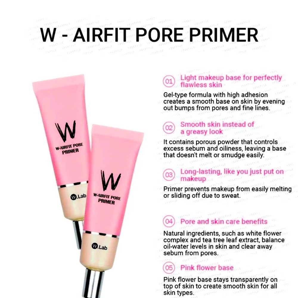 Primer ~ covers and smooths skin